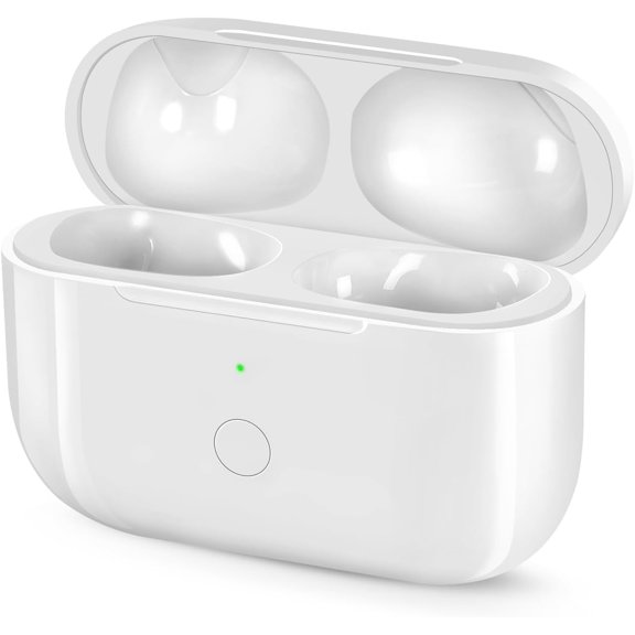 AZQYFDC for Wireless Charging Case Compatible with AirPod 2nd & 1st Generation, Air Pod 2 1 Charger Case Replacement with Bluetooth Pairing Sync Button,Earbuds Not Included, White