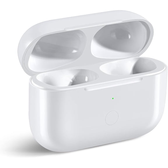 AZQYFDC for Wireless Charging Case Replacement Compatible with AirPod Pro 2nd & 1st Generation, Air Pod Pro 2 1 Charger Case with Bluetooth Pairing Sync Button,USB-C Charging,White