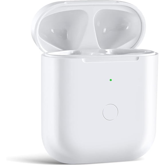 AZQYFDC for Wireless Charging Case Compatible with AirPod 2 1, Air Pod Charger Case Replacement with Bluetooth Pairing Sync Button, No Earbuds,White