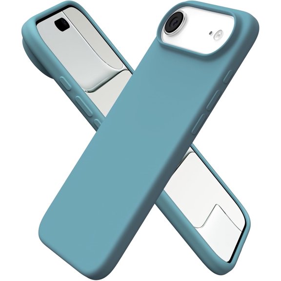 AZQYFDC for iPhone Air Case 6.5", Slim Liquid Silicone 3 Layers Soft Gel Rubber Shockproof Protective Cover with Anti-Scratch Microfiber Lining-Cactus