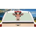 thumbnail image 1 of AZTEC DEER Rear Window Graphic truck view thru vinyl decal back, 1 of 3