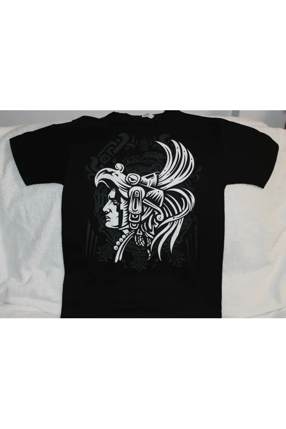 AZTEC EAGLE WARRIOR MAYAN T-SHIRT