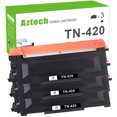 thumbnail image 1 of A AZTECH 3-Pack Compatible Toner Cartridge for Brother TN-420 MFC-7360N DCP-7065DN IntelliFax 2840 2940 MFC-7860DW MFC-7460DN HL-2270DW MFC7240 Printer Ink Black, 1 of 9