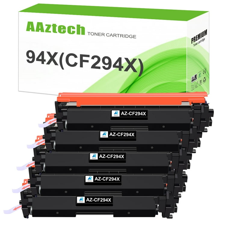 Compatible High Yield Toner Cartridge for CF294X (HP 94X) Black 5 Pack