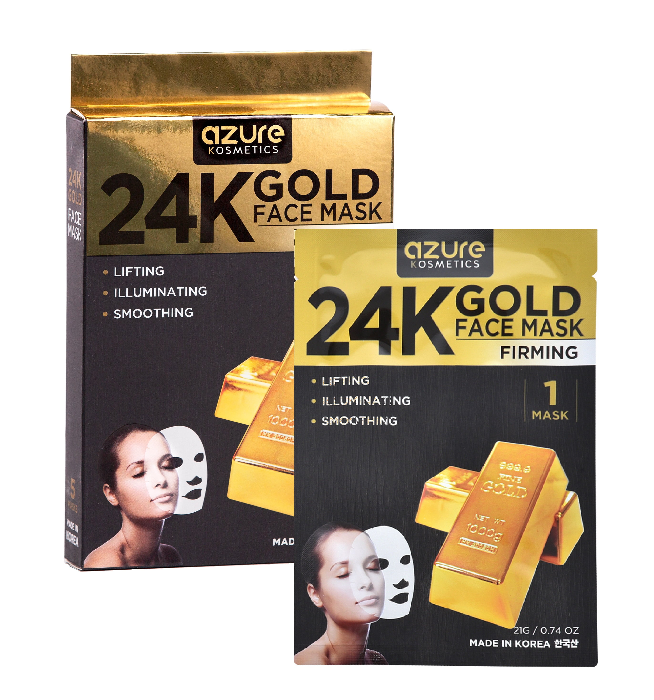 2024 AZURE 24k Gold COMBO MASK & S…