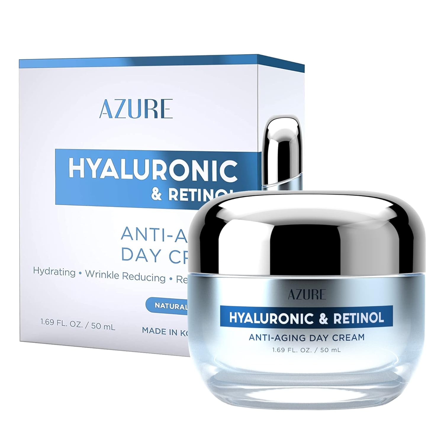 AZURE Hyaluronic & Retinol Anti Aging Day Cream Rejuvenating