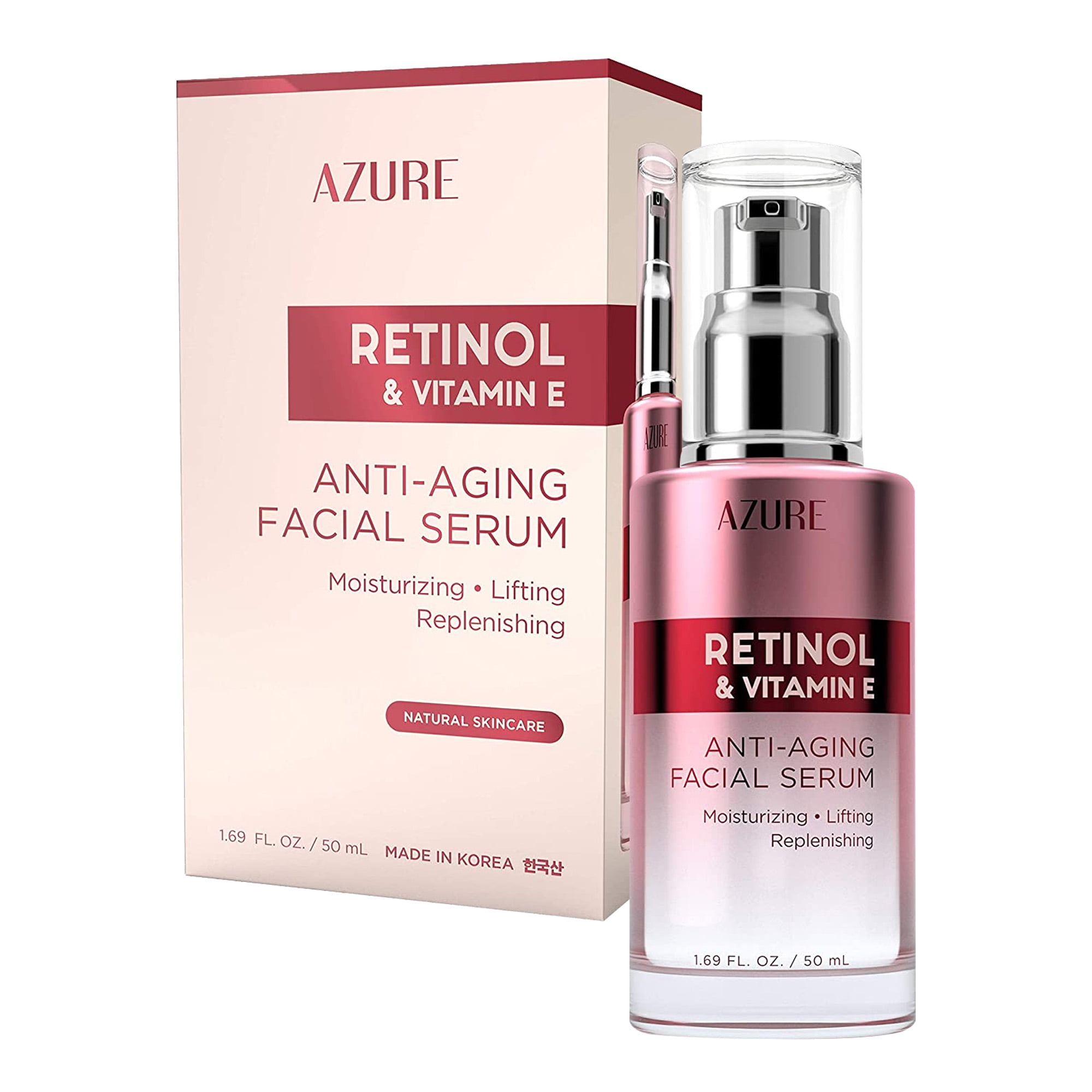 AZURE Retinol & Vitamin E Anti Aging Facial Serum Lifting