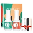 thumbnail image 1 of AZUREBEAUTY 2 Combined into1 Dip Powder Base & Top Coat with Activator, 0.5oz/Bottle, Fast Drying, No Lamp Needed, for Nail Kit, 1 of 7
