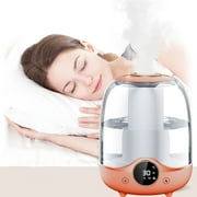 AZXY 1 Gallon Humidifier for Room Cool Mist,Evaporative Humidifiers,Oil Diffuser Humidifier for Bedroom Home Desk Plants,Quiet Travel Personal Humidifiers for Bedroom Nightstand