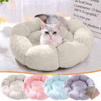 AZXY 15.75" Donut Dog Bed,Medium Dog Beds On Sale,Cat Beds for Indoor Cats Clearance,Indestructible Washable Chew Proof Comfort Cat Bed Small Crate