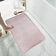 thumbnail image 1 of AZXY 16"x24" Bathroom Rugs and Mats,Pink Bath Mat,Washable Quick Dry Absorbent Non Slip Bath Mat,Bathroom Rugs Clearance, 1 of 6