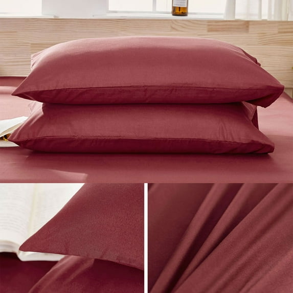 AZXY 1PC Pillowcases under $10,Microfiber Pillowcase,Pillow Case for Hair and Skin Care,Breathable Machine Washable Wrinkle-Free Pillow Cover 18x29