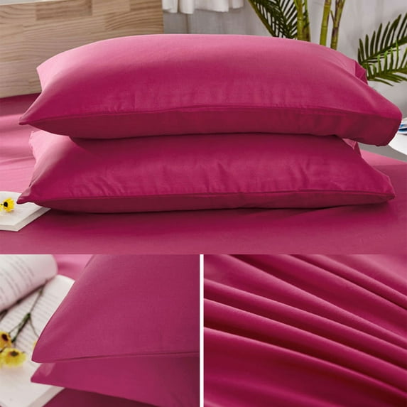 AZXY 1PC Pillowcases under $10,Microfiber Pillowcase,Pillow Case for Hair and Skin Care,Machine Washable Wrinkle-Free Pillow Protector 18x29