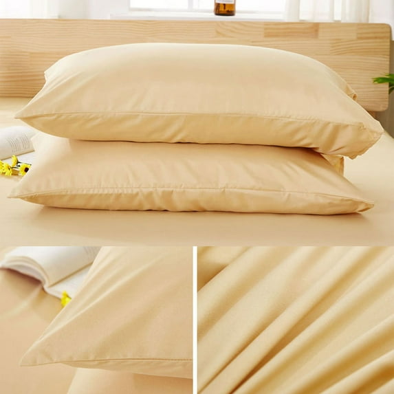 AZXY 1PC Pillowcases under $10,Microfiber Pillowcases,Pillow Case for Hair and Skin Care, Wrinkle-Free Pillow Covers Clearance 18x29