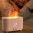 thumbnail image 1 of AZXY 225ml Cool Mist Humidifiers for Bedroom,Ultrasonic Humidifiers for Home Large Room,Small Flame Fireplace Humidifier Diffuser Quiet,Aromatherapy Oil Diffuser Humidifier for Car Desk, 1 of 8