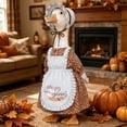 thumbnail image 1 of AZXY 23 Inch Porch Goose Outfit, Vintage Bonnet Apron Fall Harvest Goose Clothes Dress Duck Clothes, Fits Large Cement Plastic Porch Goose Statue, Outdoor Thanksgiving Front Yard Lawn Decorations, 1 of 6