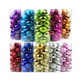 AZXY 24pc Christmas Tree Ornaments Balls Sets Glitter,Christmas Ball