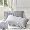 thumbnail image 1 of AZXY 2PC Pillow Cases Set Of 2,Cotton Pillowcases,Pillowcase for Hair and Skin Care,Pillowcases under $10(Not Standard Size 19x29), 1 of 7