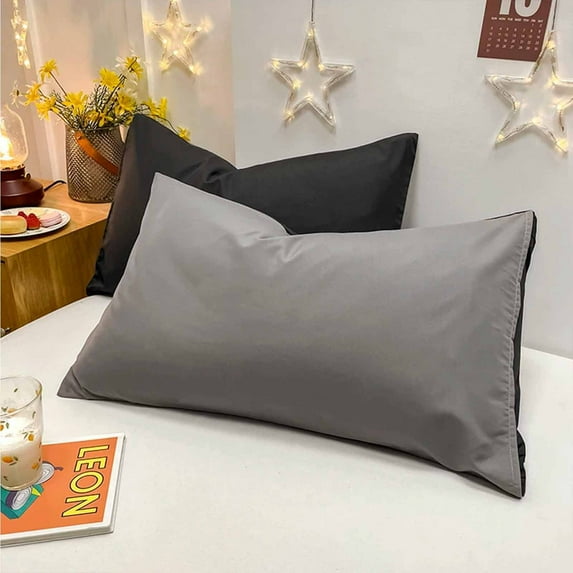 AZXY 2PC Pillowcases under $10,Microfiber Pillowcase,Pillow Case for Hair and Skin Care,Wrinkle-Free Pillow Covers Clearance Not Queen/Standard But 19x29