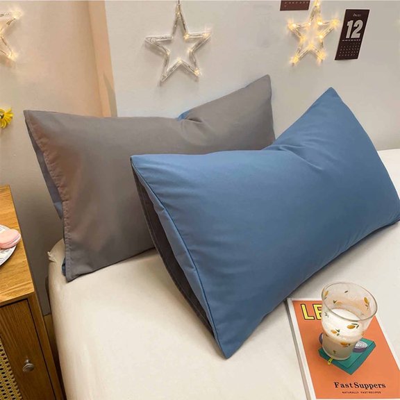 AZXY 2PC Pillowcases under $10,Microfiber Pillowcases,Pillow Case for Hair and Skin Care,Breathable Machine Washable Wrinkle-Free Pillow Covers Clearance Not Queen/Standard But 19x29