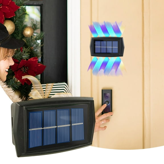 AZXY 2pc 10led Solar Lights for Outside,Solar Deck Lights,Led Porch Wall Light Outdoor,Wireless Solar Landscape Spotlights for Yard Walkway Garden