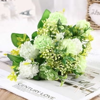 AZXY 2pc Artificial Flowers,Silk Flowers Clearance,Faux Flower Arrangements,White Artificial Flowers for Wedding Home Decoration