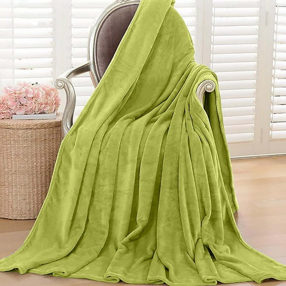 AZXY 30x40 Bed Blanket Full,Blankets and Throws Clearance Kids,Small Fuzzy Throw Blanket Under $10,Green Throw Blanket