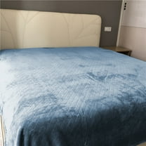 AZXY 30x40 Bed Blankets Clearance,Blue Throw Blanket,Throw Blankets Under $25 for Adults,Fuzzy Soft Cozy Small Throw Blanket