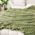 thumbnail image 1 of AZXY 40x60 Blankets for Beds,Fuzzy Throw Blanket,Throw Blankets Under $25 for Adults Kids,Small Fleece Soft Plush Blanket Green, 1 of 8