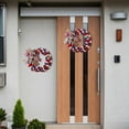 thumbnail image 1 of AZXY 4th of July Wreaths for Front Door Patriotic Wreath,Red White and Blue American Flag Independence Day Wreaths,Fourth of July Memorial Day Decorations for Wall Door Decor, 1 of 5