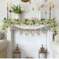 thumbnail image 1 of AZXY 5.91FT Artificial Easter Egg Garland, Rustic Hanging Spring Garland for Mantle, Easter Garland Decorations for Indoor Outdoor, Tree, Table, Home Wall, Easter Party, 1 of 7