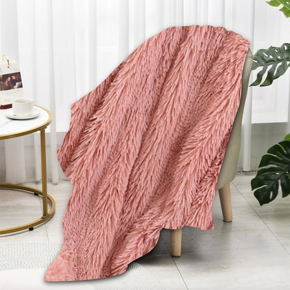 AZXY 50x30 Throw Blanket for Couch,Blankets and Throws Clearance Kids,Plush Throw Blanket Pink Under $25,Small Throw Blankets