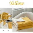 thumbnail image 1 of AZXY 60x80 Throw Blanket Clearance,Fleece Blankets and Throws,Fuzzy Blanket Queen,Blanket Throws for Sofa Couch Kids Adults Yellow, 1 of 6