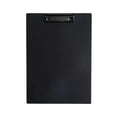 thumbnail image 1 of AZXY A5 Clipboard Folder, Metal Spring Clip Mini Document Holder, Thickened Plastic Clipboard Writing Pad for Back to Study, Small Paper Filing & Portable Desk Writing, Black, 1 of 6