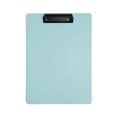 thumbnail image 1 of AZXY A5 Plastic Clipboard Folder, Sturdy Metal Spring Clip Clipboard, Lightweight Mini Writing Board Organizer for Back to Study, Short Note Arrangement & Desktop Storage, Light Green, 1 of 6
