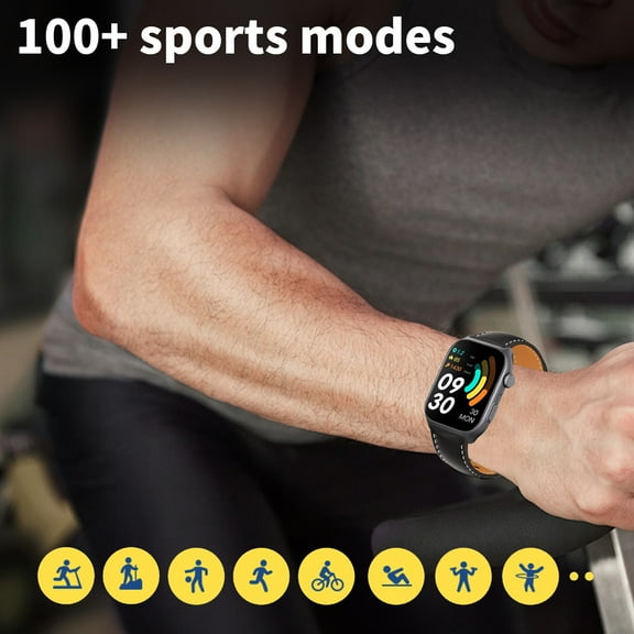 AZXY Android Smartwatch,Fitness Smart Watches,Bluetooth Smart Watch,Sports Touchscreen Health Fitness Trackers Smart Watch for Man Women Father'S Day Gifts and Mother'S Day Gifts,Brown