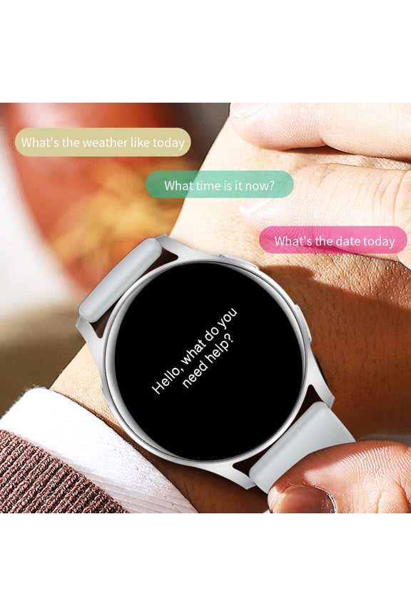 Android Smartwatch,Fitness Smart Watches,Bluetooth Smart Watch,Sports Touchscreen Health Fitness Trackers Smart Watch for Man Women Father'S Day Gifts and Mother'S Day Gifts,Silver