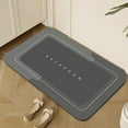 thumbnail image 1 of AZXY Bath Mats for Bathroom Floor,Rubber Bathroom Mats,Bathroom Rugs Black,Washable Quick Dry Absorbent Non Slip Bath Rugs Clearance, 1 of 7