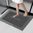 thumbnail image 1 of AZXY Bathroom Rugs Clearance,Bath Mats for Bathroom Floor,Nonslip Bathmat Under $15,Washable Quick Dry Absorbent Small Bath Mat Black, 1 of 9