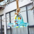 thumbnail image 1 of AZXY Bird Feeder,Platform Feeders,Hanging Bird Feeders Outdoor Clearance,Glass Birdfeeder for Yard Garden Decoration, 1 of 5
