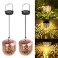 thumbnail image 1 of AZXY Bird Feeders Outdoor,Hummingbird Feeders Clearance,Wild Bird Feeder Squirrel Proof,Pinecone Solar Iron Hollow Birdfeeder for Garden Yard Decoration, 1 of 5