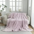 thumbnail image 1 of AZXY Blankets for Beds,Plush Throw Blanket,Blankets and Throws Clearance In Store,Soft Fuzzy Small Throw Blanket for Sofa Couch Purple, 1 of 8