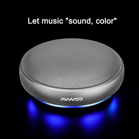 AZXY Bluetooth Speaker,Portable Speaker Waterproof,Shower Speaker Bluetooth Waterproof,Wireless Outdoor Speakers with Subwoofer Lights for Home Outside