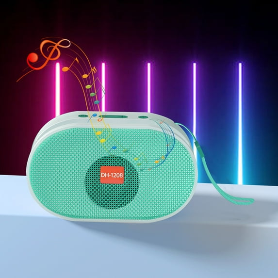 AZXY Bluetooth Speaker,Portable Speaker Waterproof,Shower Speaker Bluetooth Waterproof,Wireless Outdoor Speakers with Subwoofer Lights for Home Outside