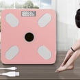 thumbnail image 1 of AZXY Body Fat Scale,Body Composition Scales,Bluetooth Smart Scales Digital Weight and Body Fat 500lbs,Body Scale with Bluetooth Clearance,Pink, 1 of 9