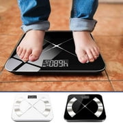 AZXY Body Fat Scale,Smart Scale with Bluetooth,Body Composition Scales for Body Weight 500lbs,LED Bathroom Digital Scales with Bluetooth on Clearance,Black
