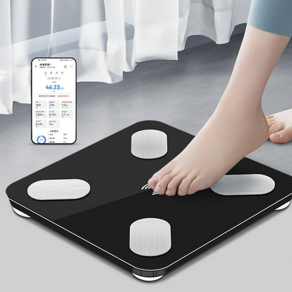 AZXY Body Fat Scale,Smart Scale for Body Weight,Body Composition Scales,Bluetooth Digital Bathroom Scales 500lbs on Clearance,White