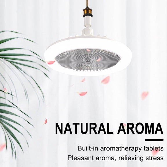 AZXY Ceiling Fan with Light,Ceiling Fan,Chandelier Ceiling Fans,Low Profile Bladeless Lighting Small Ceiling Fans on Sale Or Clearance