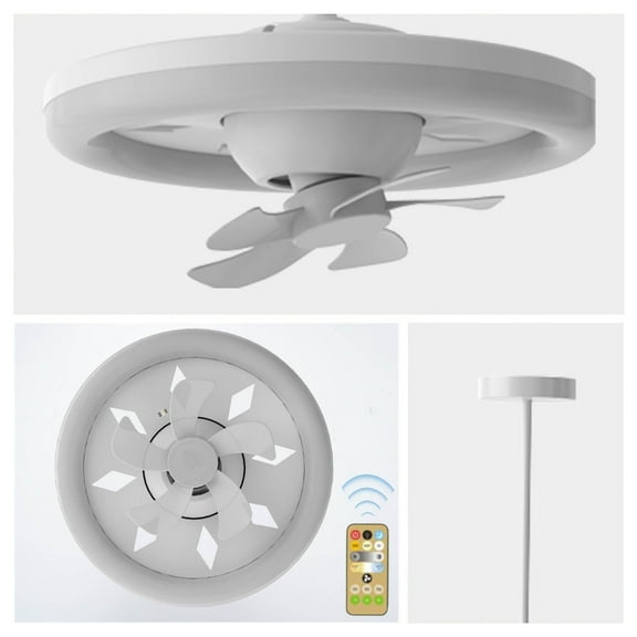 AZXY Ceiling Fan with Light,Ceiling Fan,Chandelier Ceiling Fans,Low Profile Bladeless Lighting Small Ceiling Fans on Sale Or Clearance