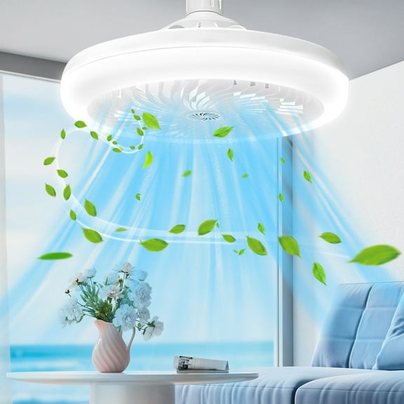 AZXY Ceiling Fan with Light,Low Profile Ceiling Fan with Light,Flush Mount Ceiling Fans,Lighting Modern Chandelier Ceiling Fans on Sale Or Clearance